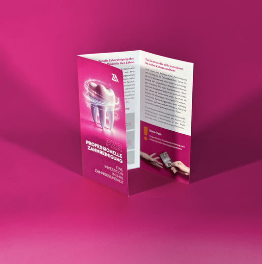 PZR-Flyer für Zahnarztpraxen (50 Stück je VPE)